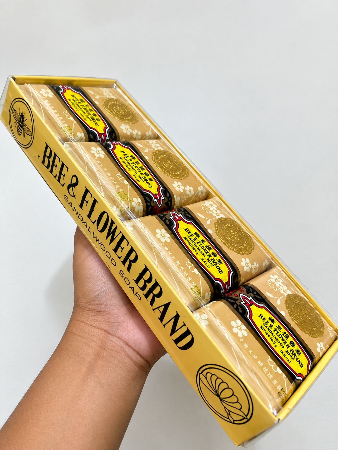 Bee & Flower Sandalwood Soap 4.4Oz Bar 125g