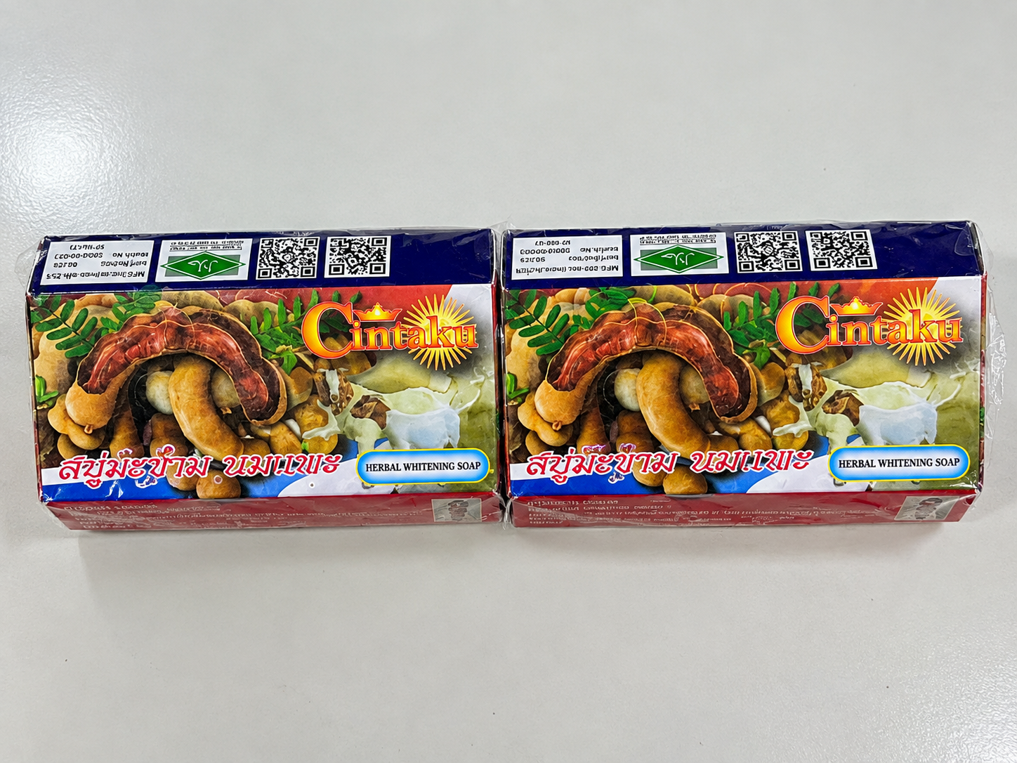 Cintaku Tamarind Goat Milk Thai Herbal soap -90gram