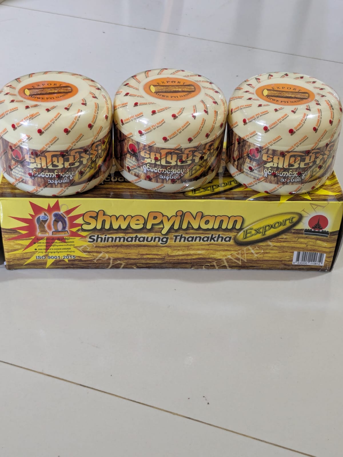 Shwe Pyi Nann Shinmataung Thanakha140g solid cream face pack