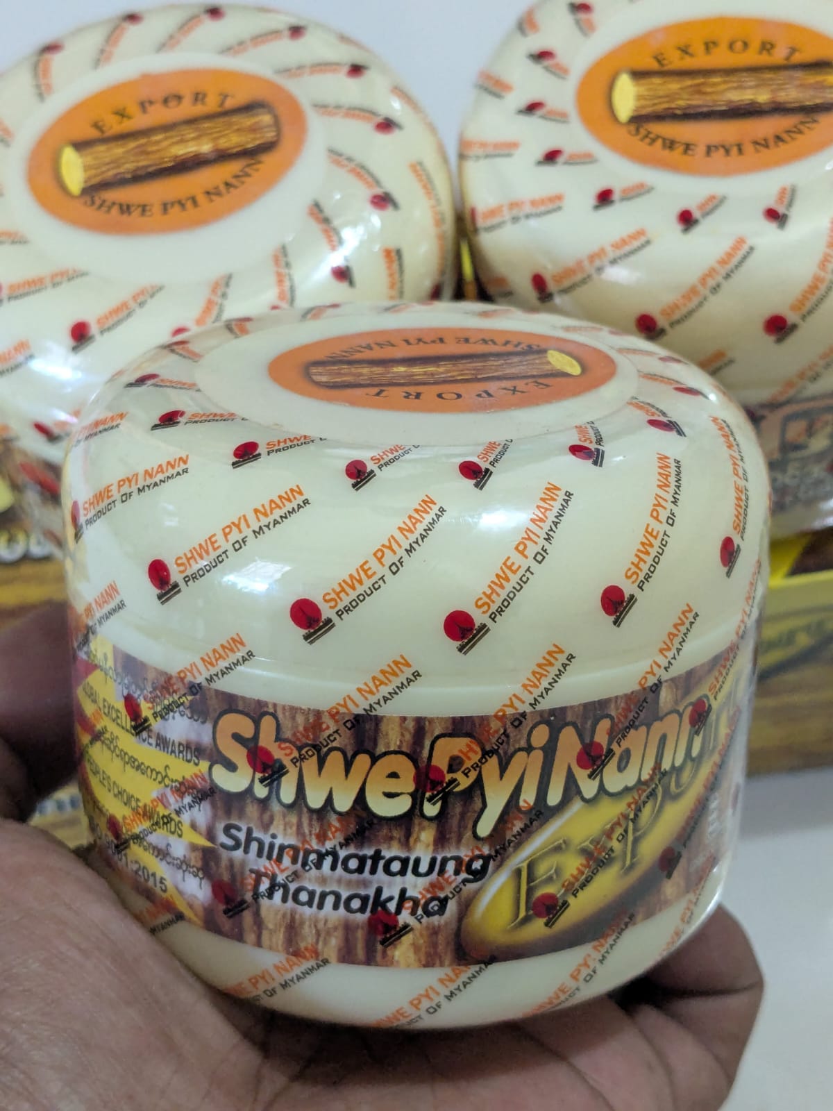 Shwe Pyi Nann Shinmataung Thanakha140g solid cream face pack