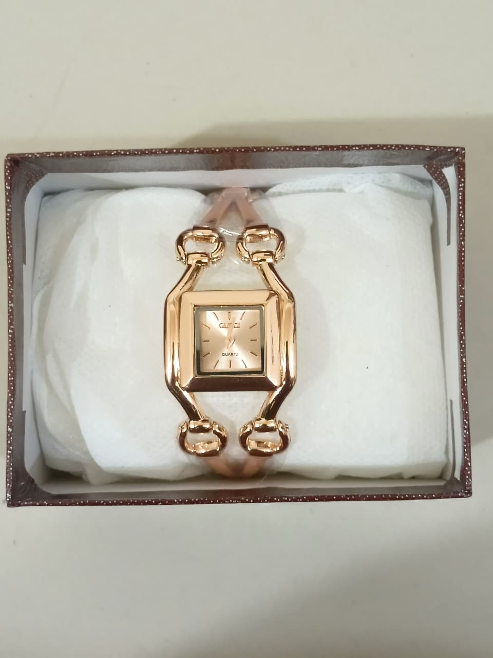 Bangle Cuff Watch Square for Ladies
