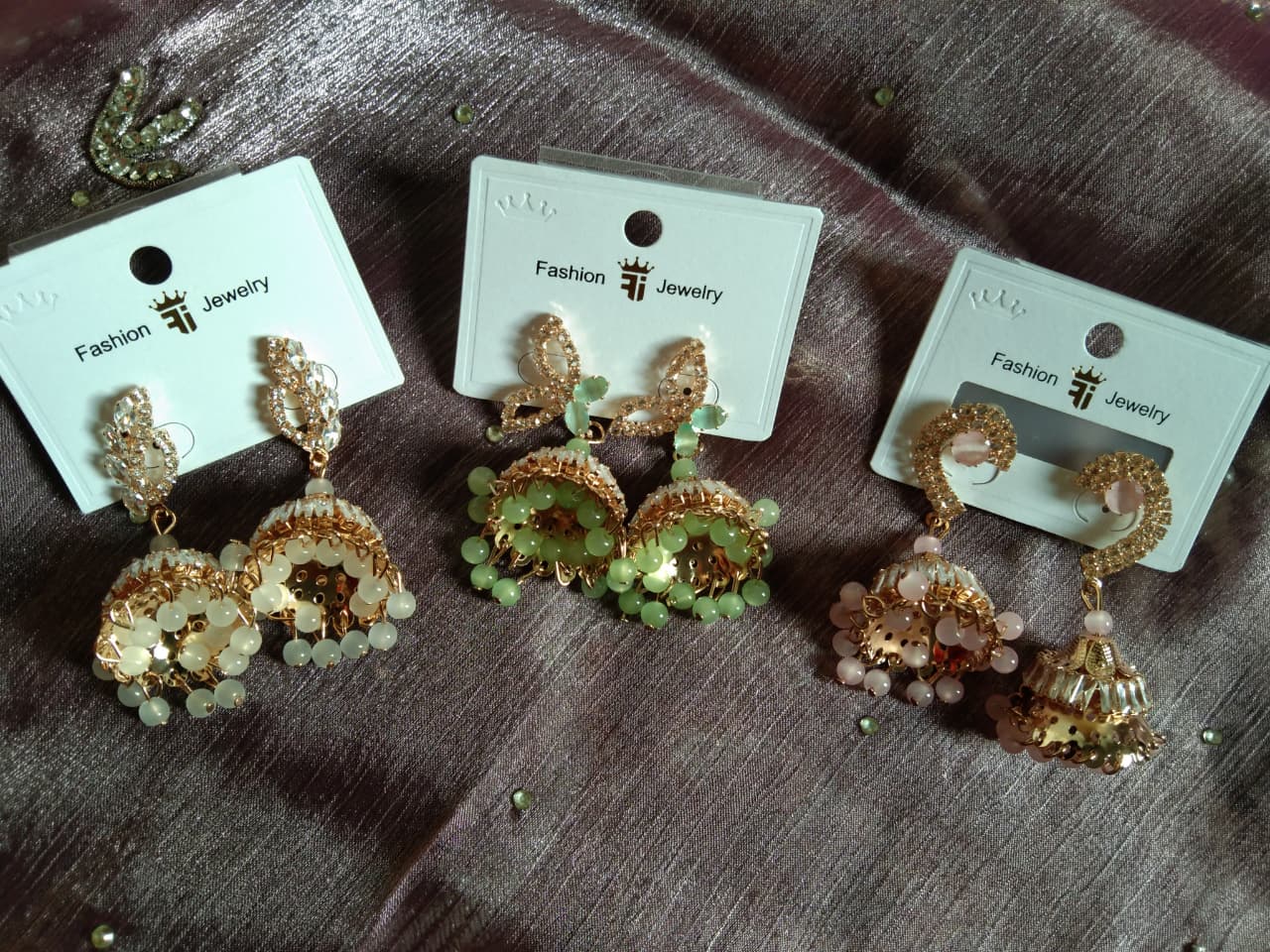 Meenakari Exquisite Jhumka Dangle Earrings
