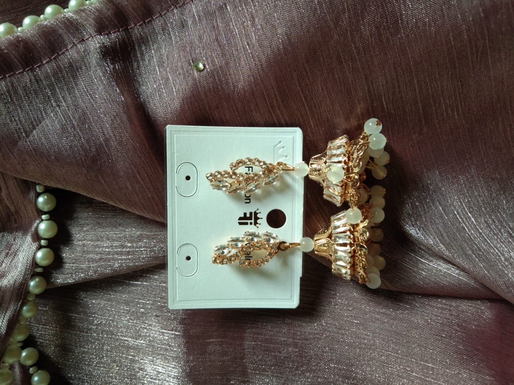 Meenakari Exquisite Jhumka Dangle Earrings