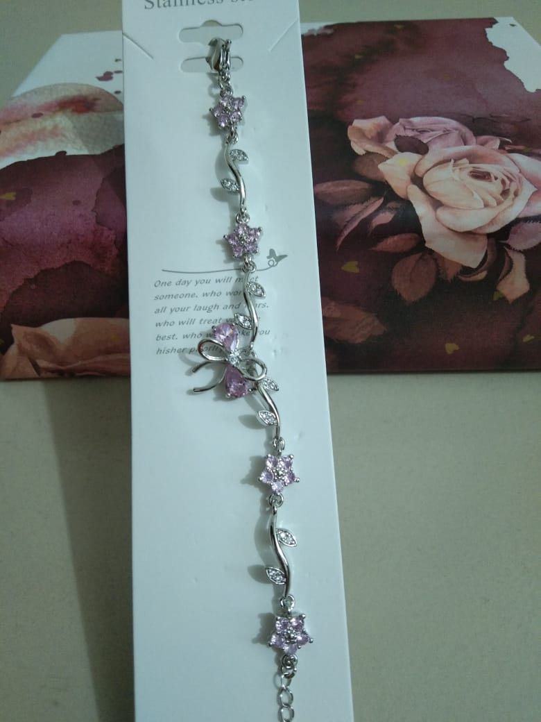 Korean-Style aesthetic Flower Bow Bracelet
