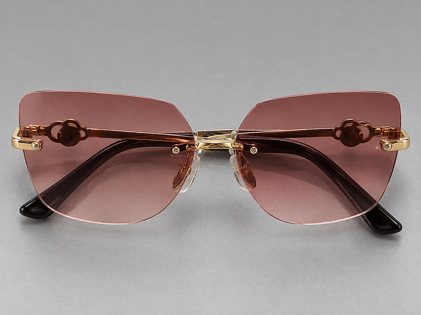 Ladies Sewell Rimless Tinted Fashion Sunglasses