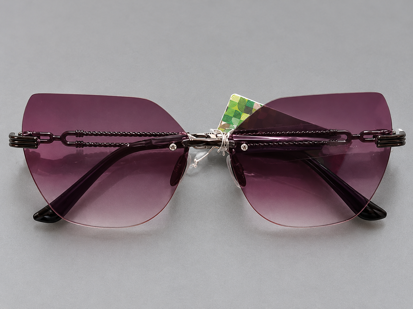 Ladies Sewell Rimless Tinted Fashion Sunglasses
