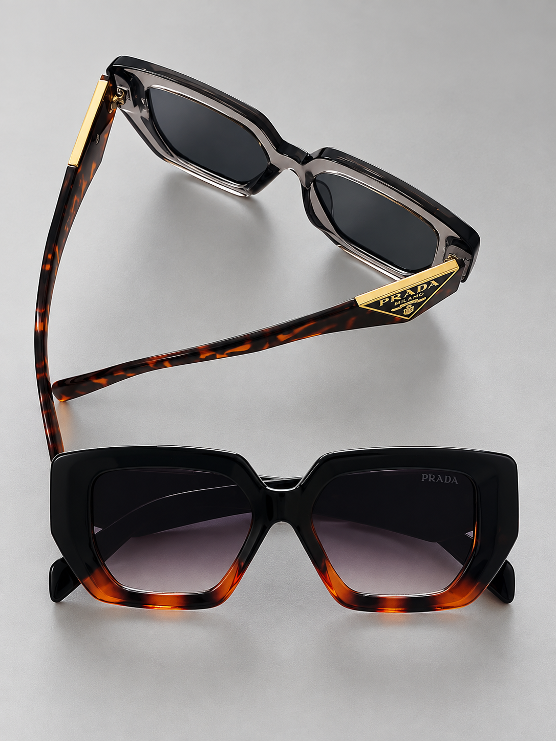 Ladies Prada Style Square Fashion Sunglass