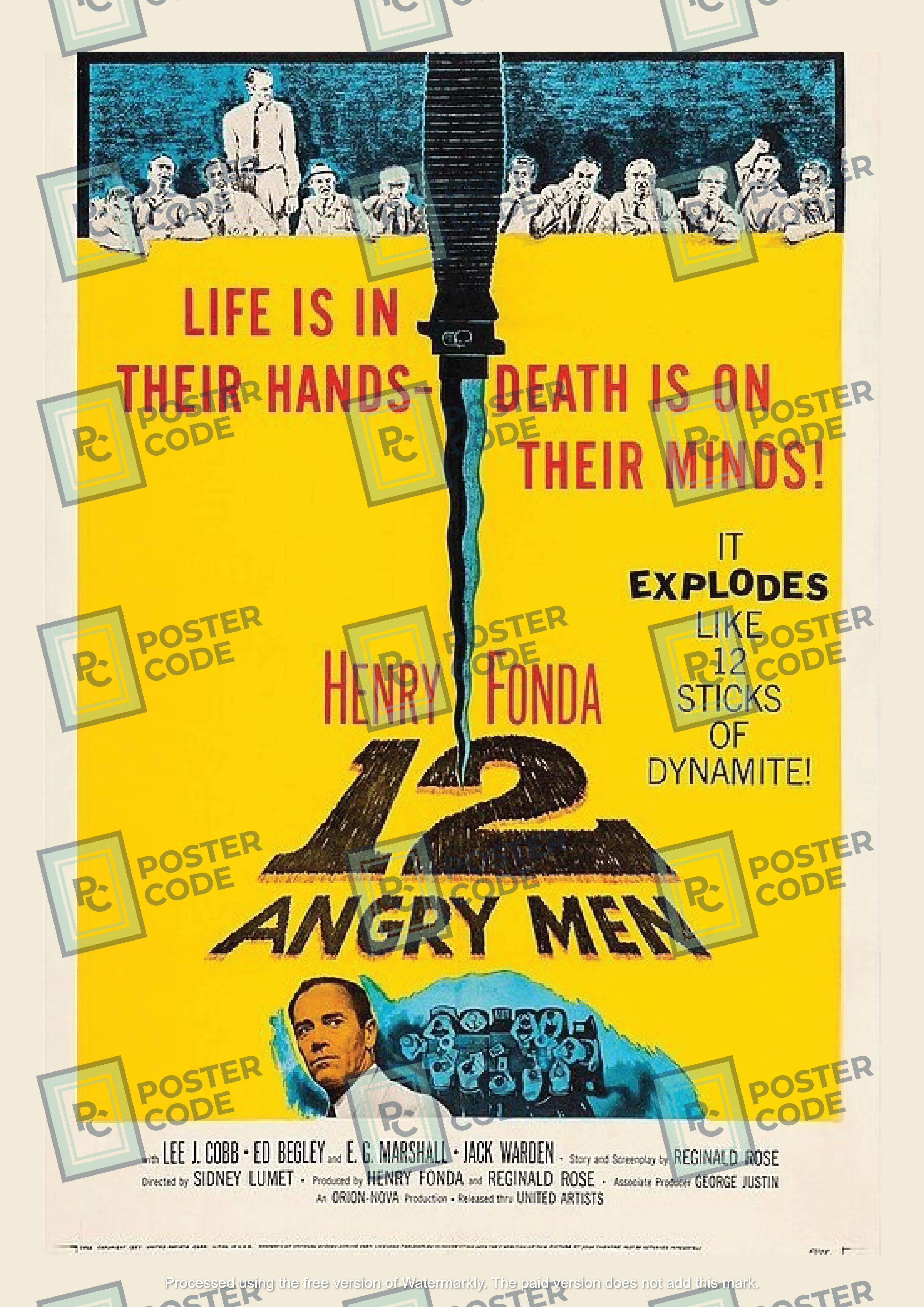 Original Movie Poster - 12 Angry Men