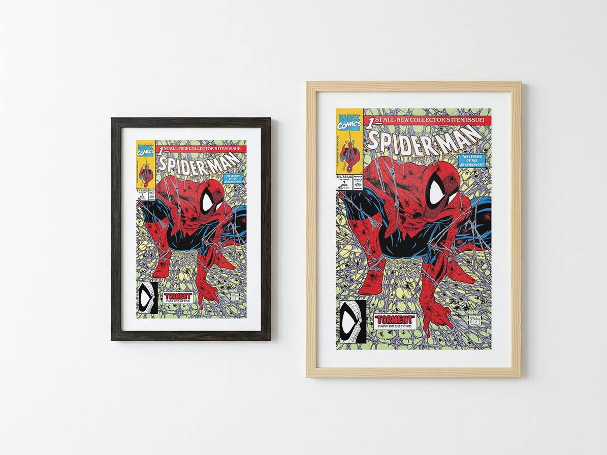 Original Comic Book Poster - Spiderman 