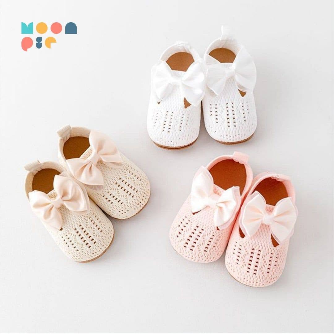 Baby Lace & Bow Infant Shoe