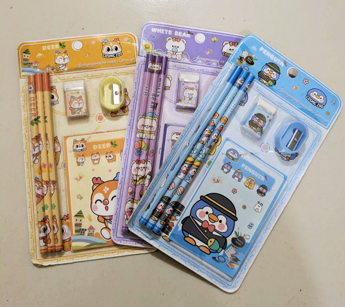 Cosmic Zoo series Stationary Sets.