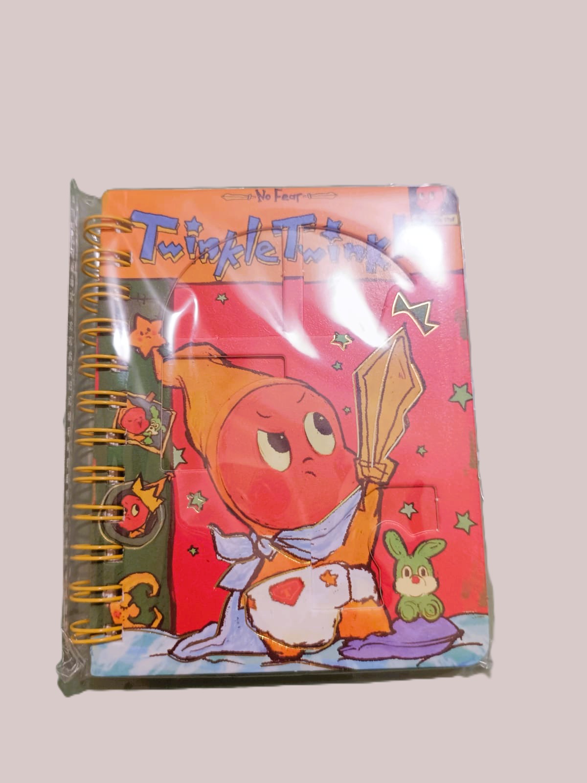 A set of 4 Twinkle Twinkle cute Cartoon A7 Coil Spiral Bound  Notebook/Planner Diary.