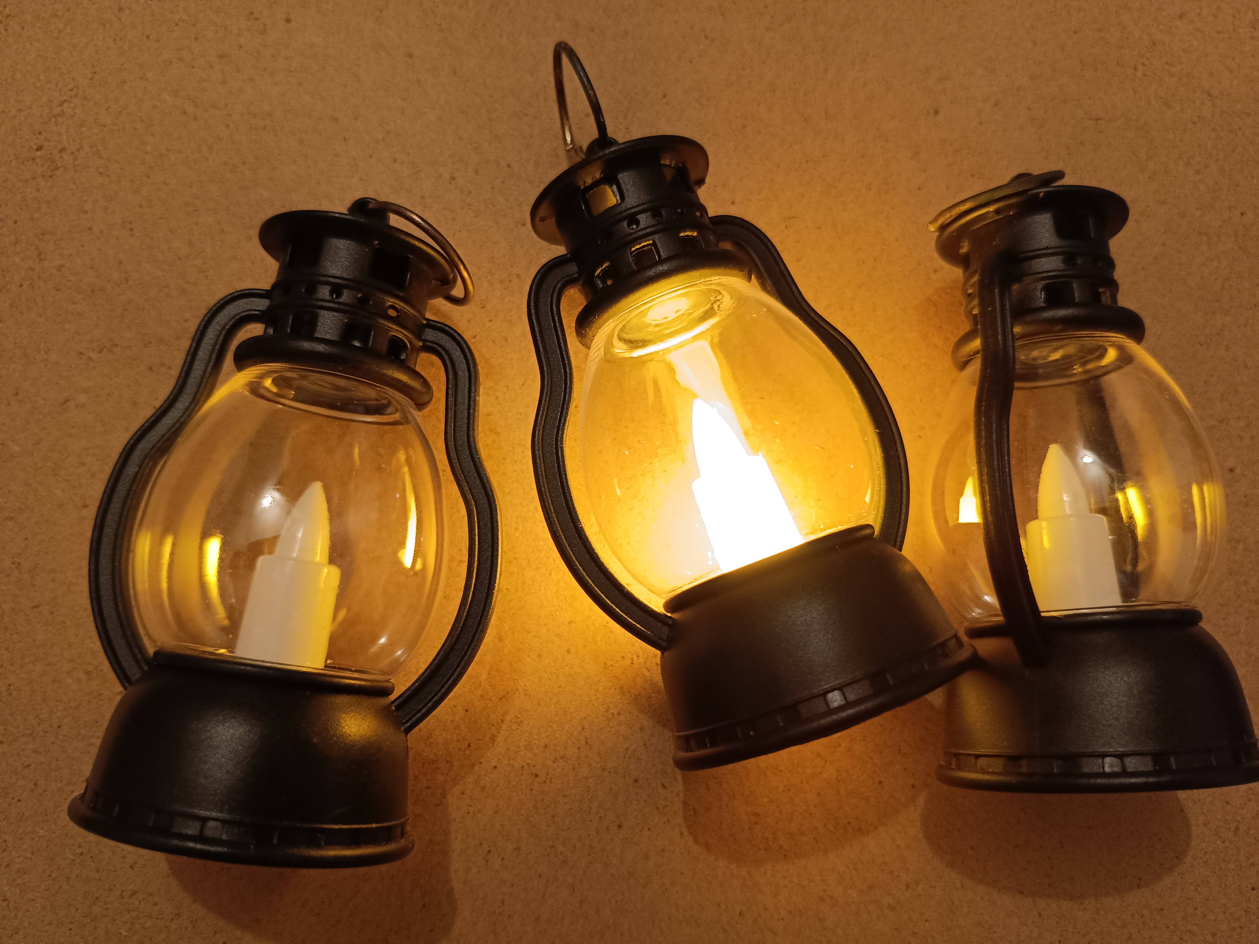 Miniature LED retro Vintage Portable Lantern.