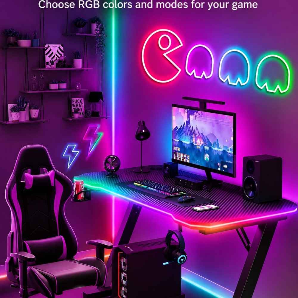 Mobile App and Remote Controlled 32.8 Feet/ 10 Meter LED RGB 100 Strip Lights.