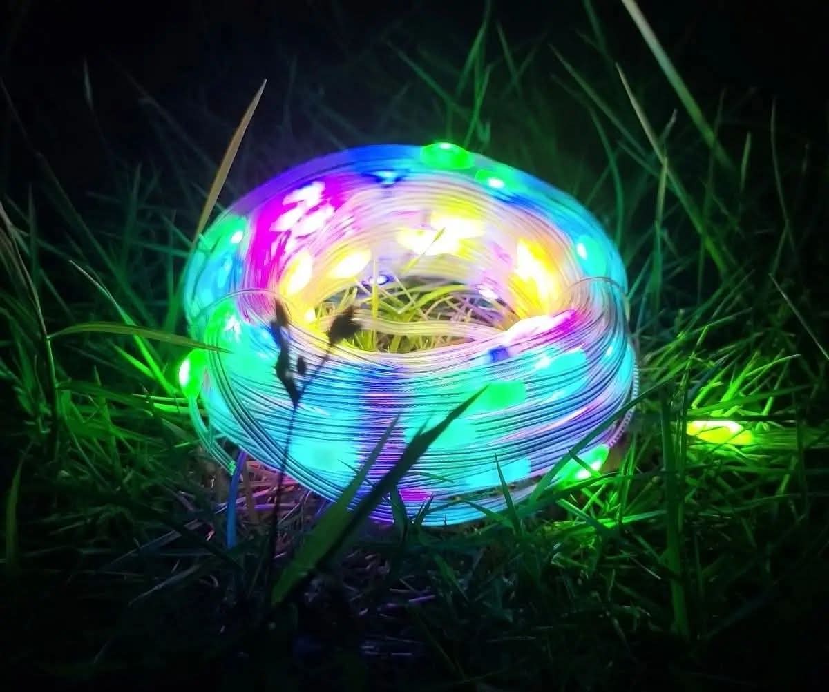 Mobile App and Remote Controlled 32.8 Feet/ 10 Meter LED RGB 100 Strip Lights.