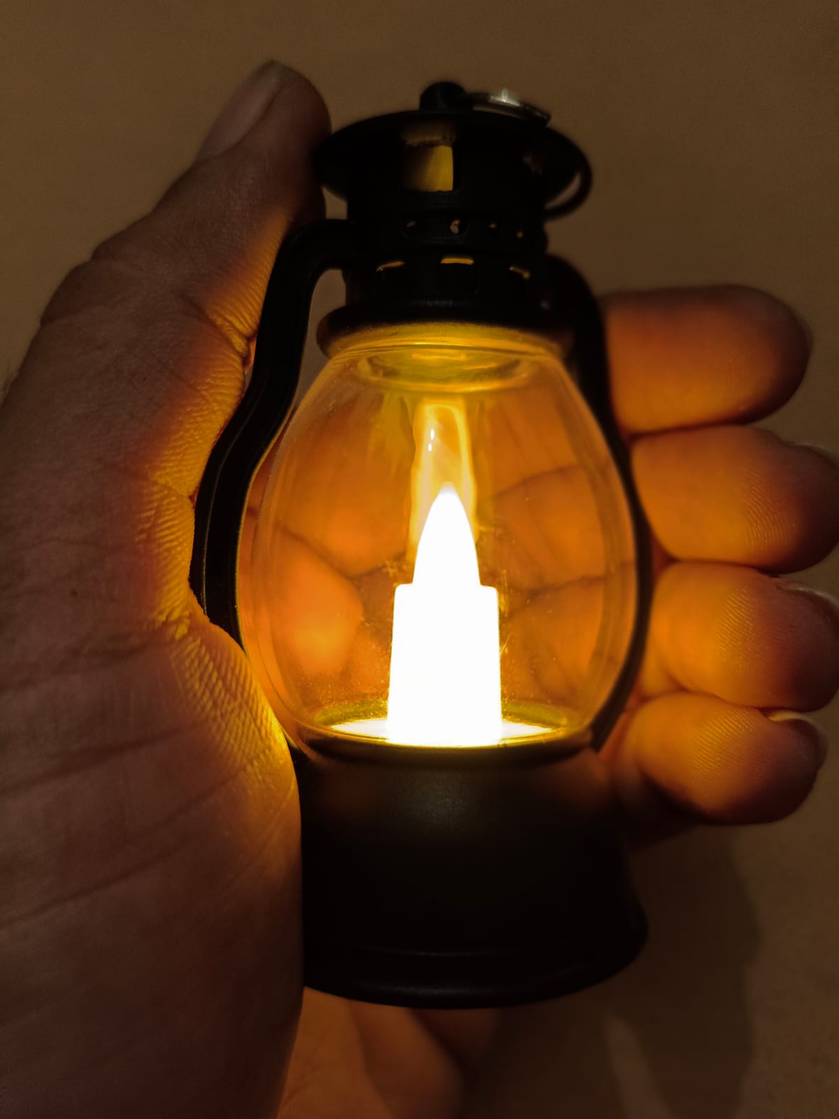 Miniature LED retro Vintage Portable Lantern.