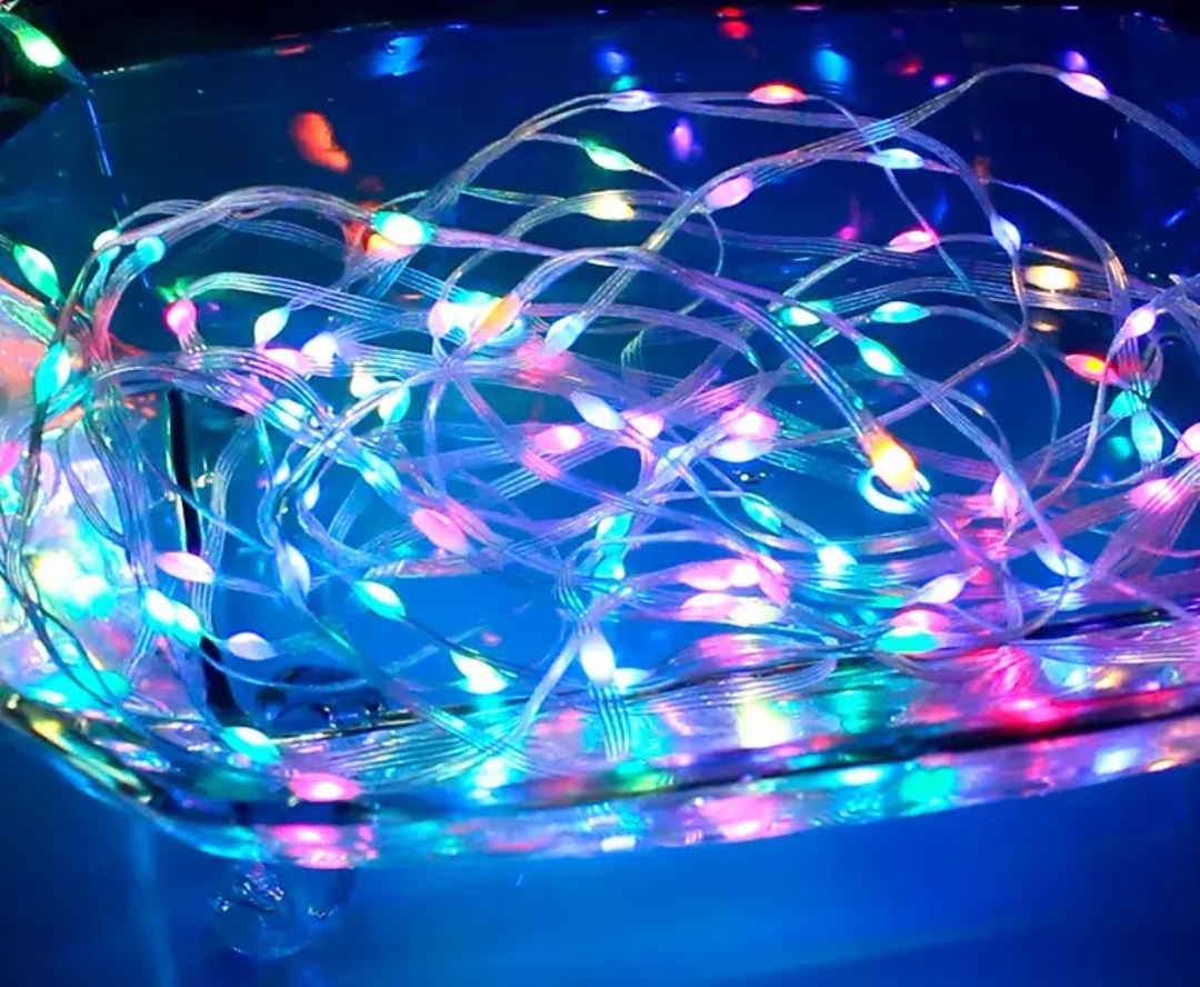 Mobile App and Remote Controlled 32.8 Feet/ 10 Meter LED RGB 100 Strip Lights.